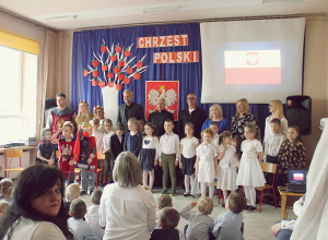 Uroczystość z okazji Święta Chrztu Polski w Bajkowym Przedszkolu